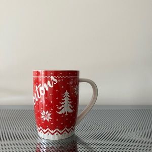 Tim Hortons 2015 Limited Edition No.15 Red/White Christmas Sweater Coffee Mug